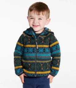 Hot L.L.Bean "Infants' and Toddlers' Sweater Fleece, Full-Zip Print"