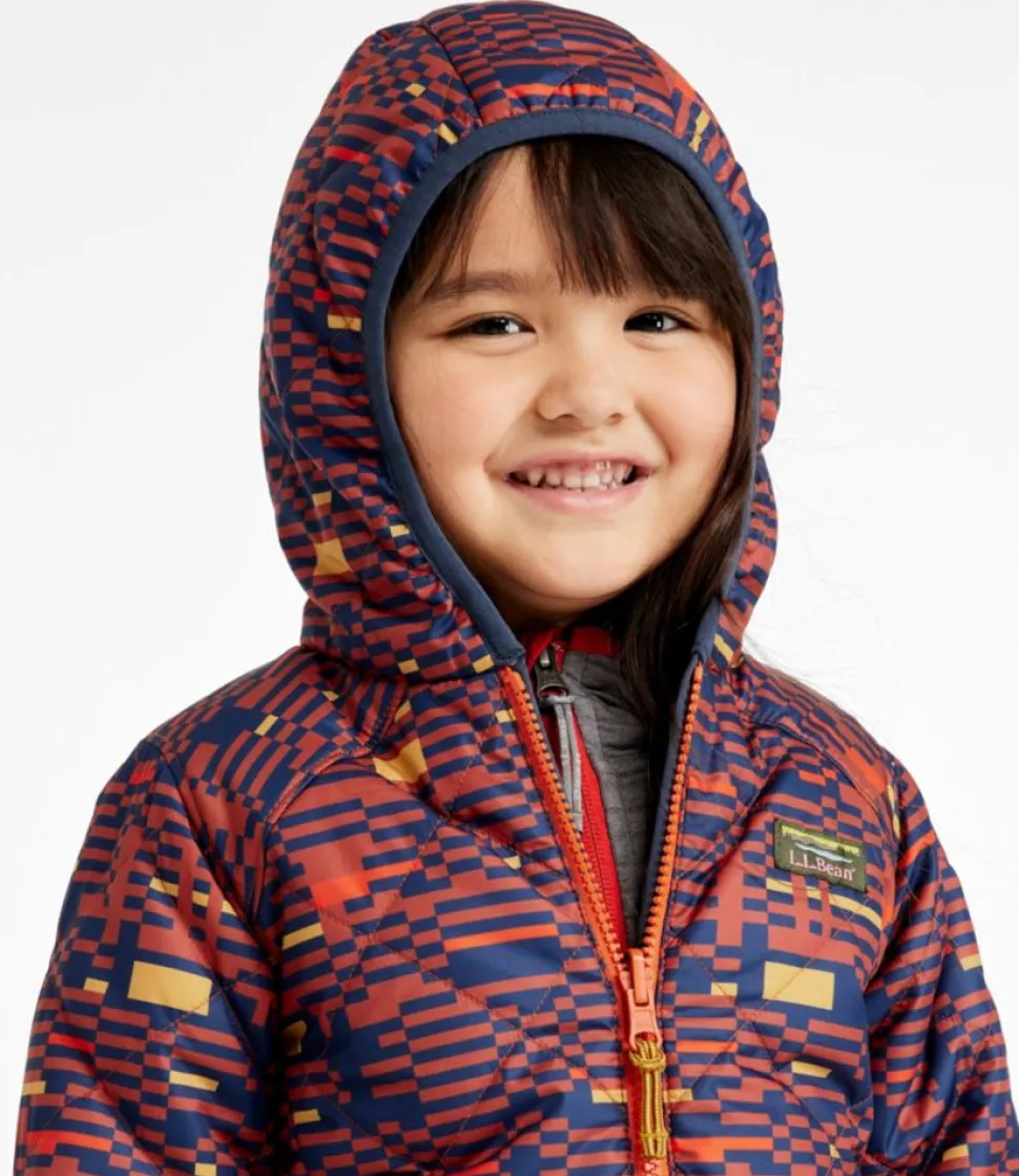 New L.L.Bean "Infants' and Toddlers' Mountain Bound Reversible Hooded Jacket, Print" NightGeo