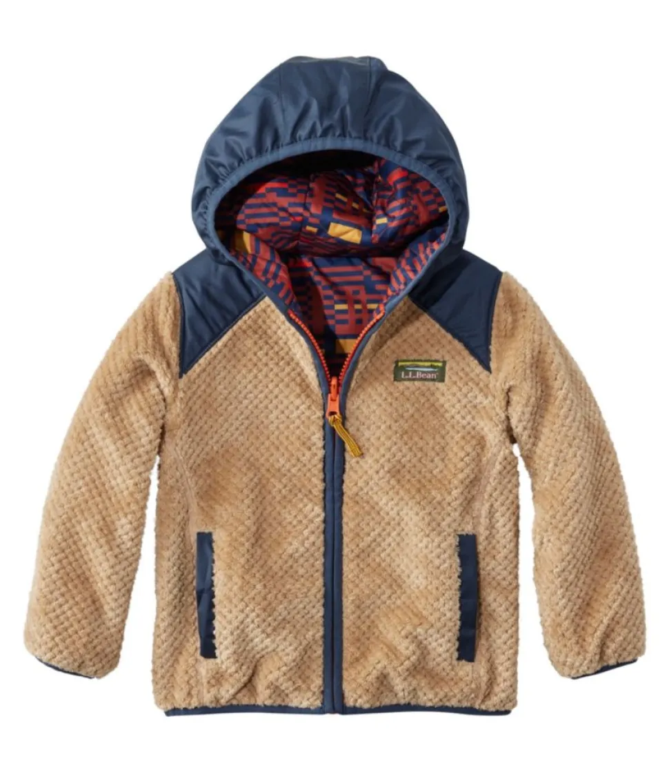 New L.L.Bean "Infants' and Toddlers' Mountain Bound Reversible Hooded Jacket, Print" NightGeo