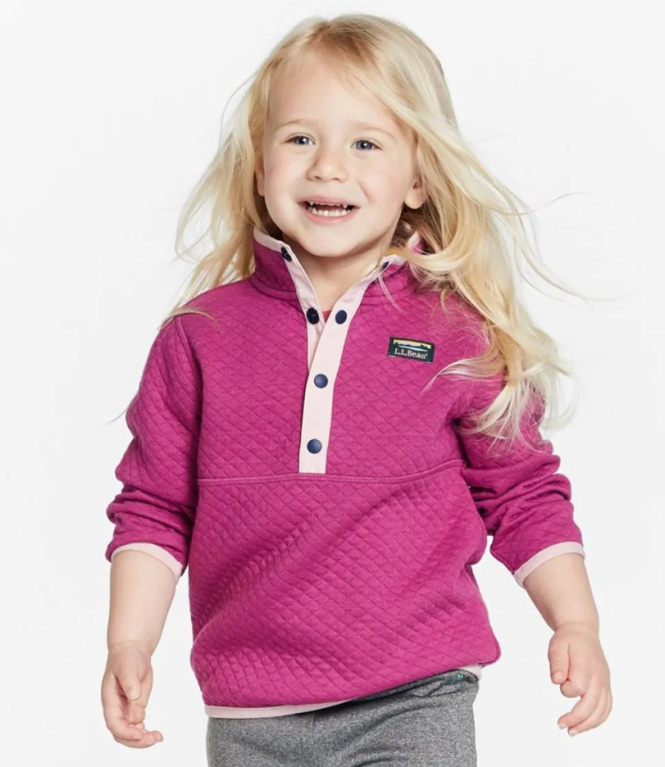 New L.L.Bean "Infants' and Toddler's Quilted Quarter-Snap Pullover"