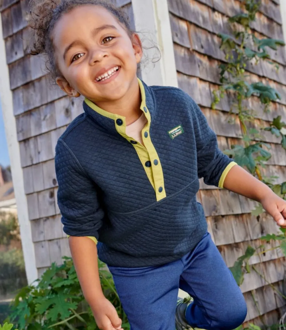 New L.L.Bean "Infants' and Toddler's Quilted Quarter-Snap Pullover"