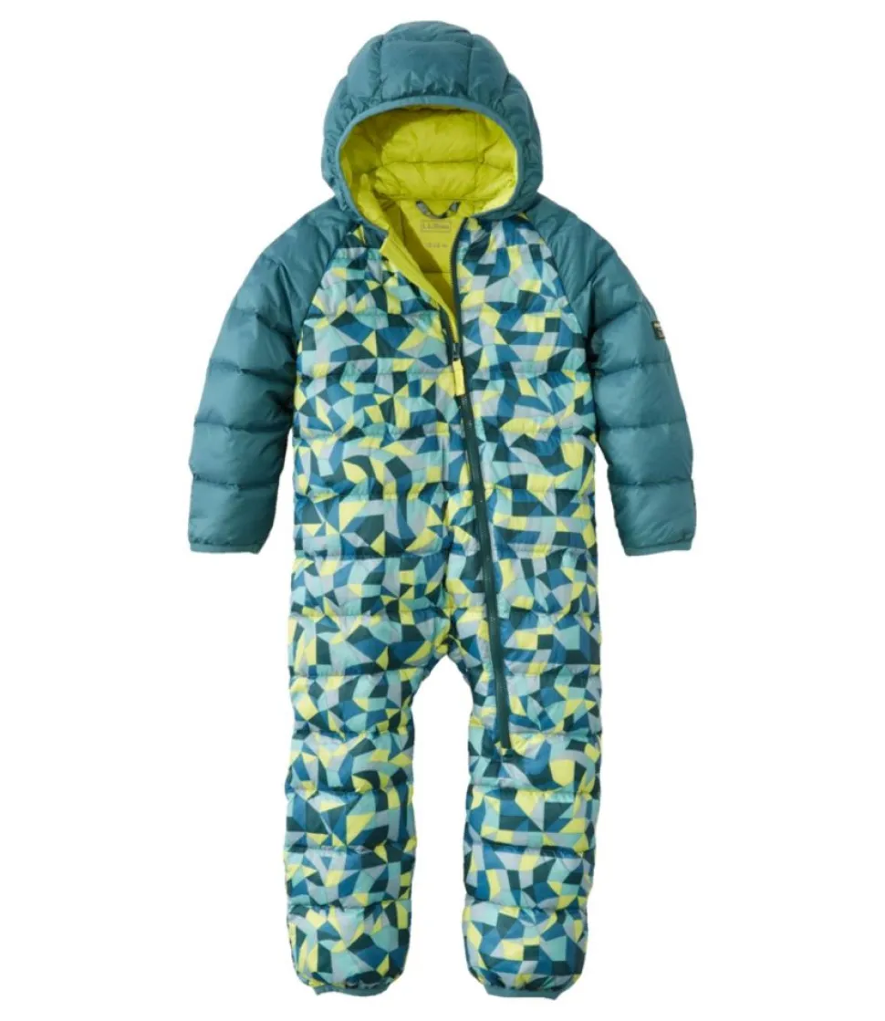New L.L.Bean "Infants' Ultralight 650 Bunting, Print" SoftJuniperGeo