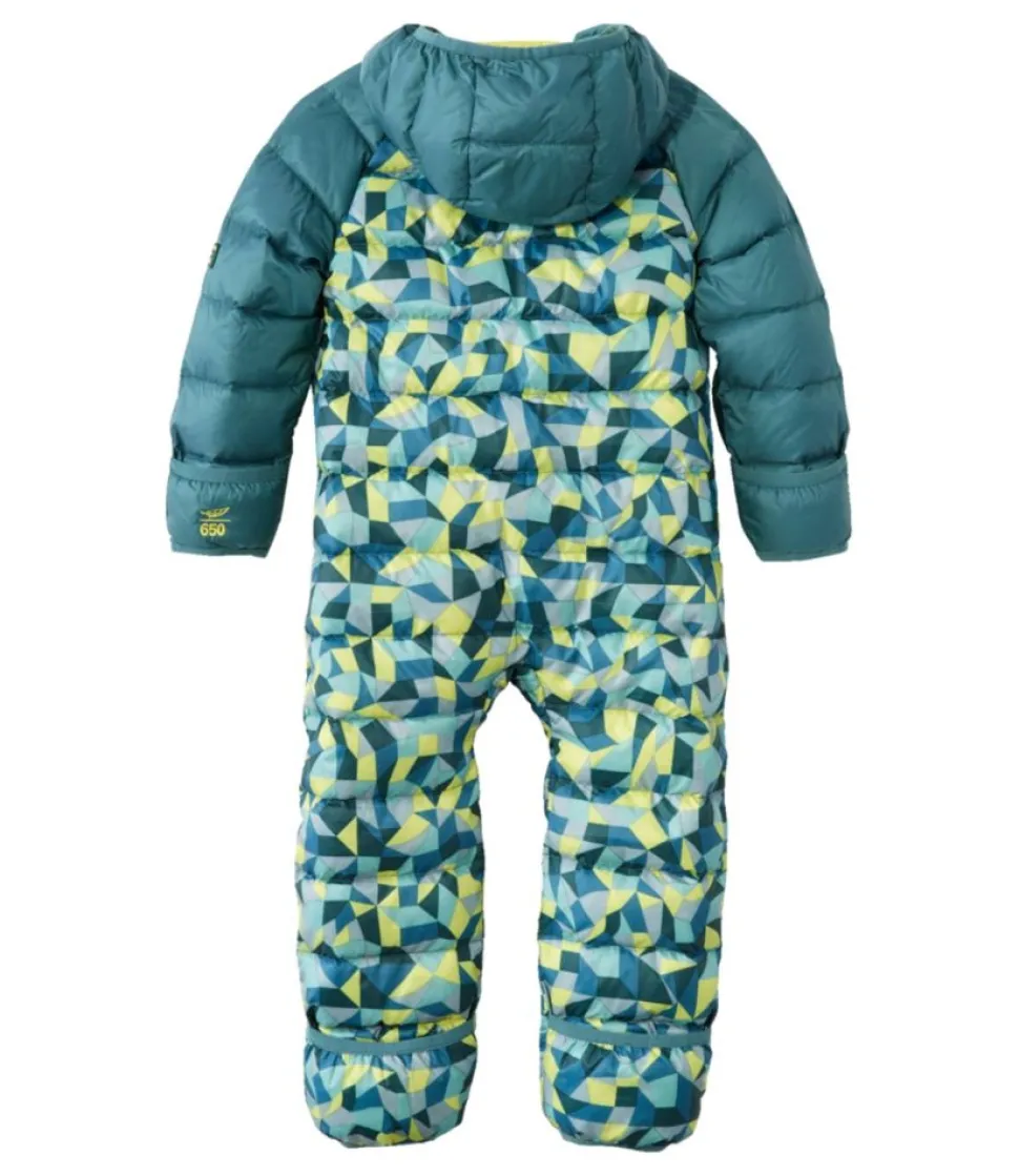 New L.L.Bean "Infants' Ultralight 650 Bunting, Print" SoftJuniperGeo