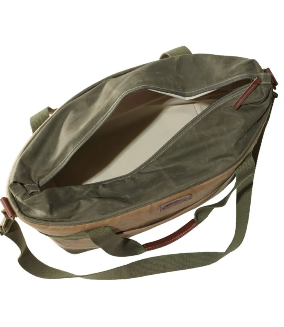 Fashion L.L.Bean "Insulated Waxed-Canvas Tote, Large"