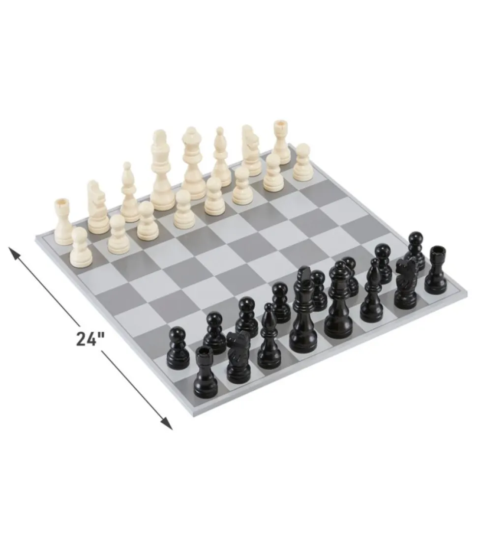 Store L.L.Bean "Jumbo Checkers and Chess" MultiColor