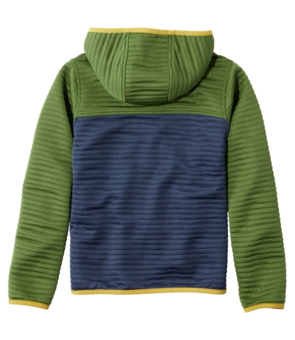 Cheap L.L.Bean "Kids' Airlight Full-Zip Hoodie, Colorblock"
