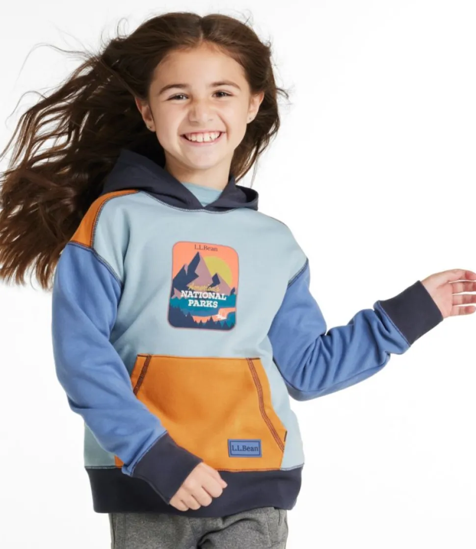 Shop L.L.Bean "Kids' Athleisure Hoodie, Colorblock"