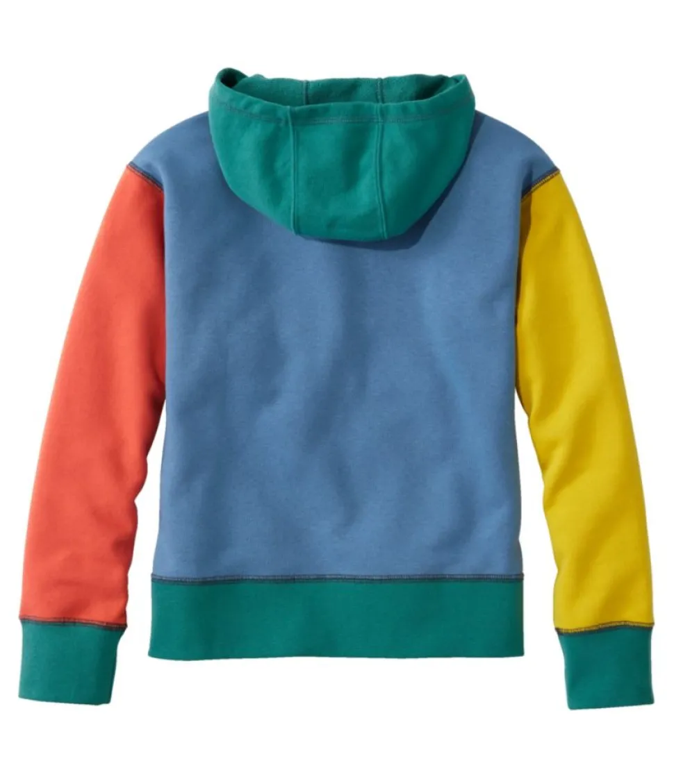 Shop L.L.Bean "Kids' Athleisure Hoodie, Colorblock"