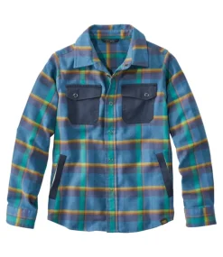 Shop L.L.Bean "Kids' BeanFlex All-Season Flannel Shirt"