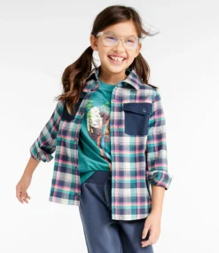 Shop L.L.Bean "Kids' BeanFlex All-Season Flannel Shirt"