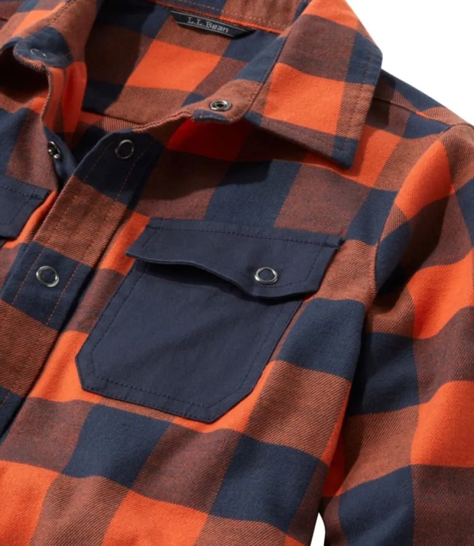 Shop L.L.Bean "Kids' BeanFlex All-Season Flannel Shirt"