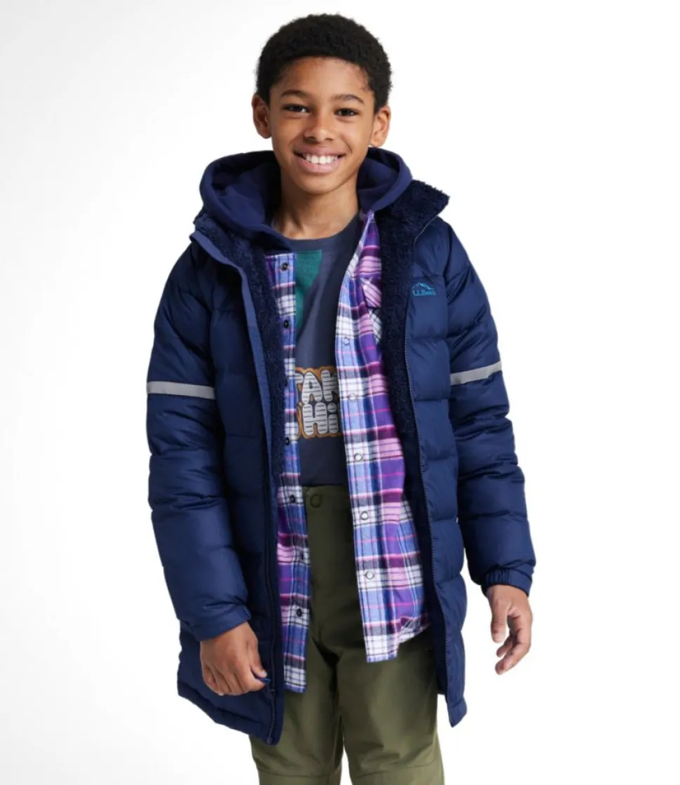New L.L.Bean "Kids' Bean's Down Coat" Night