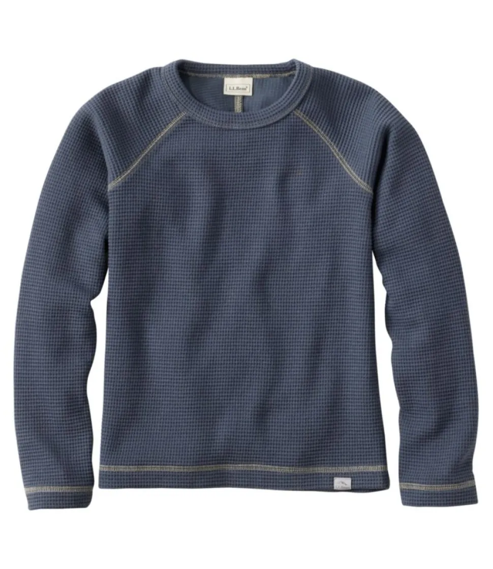 Shop L.L.Bean "Kids' Chunky Thermal Crewneck"