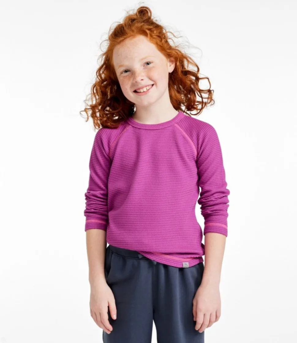 Shop L.L.Bean "Kids' Chunky Thermal Crewneck"