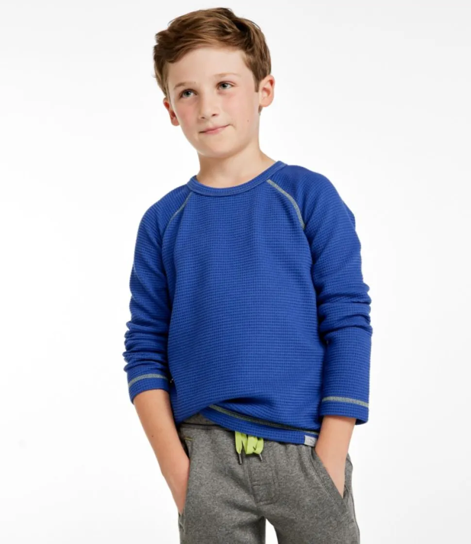 Shop L.L.Bean "Kids' Chunky Thermal Crewneck"