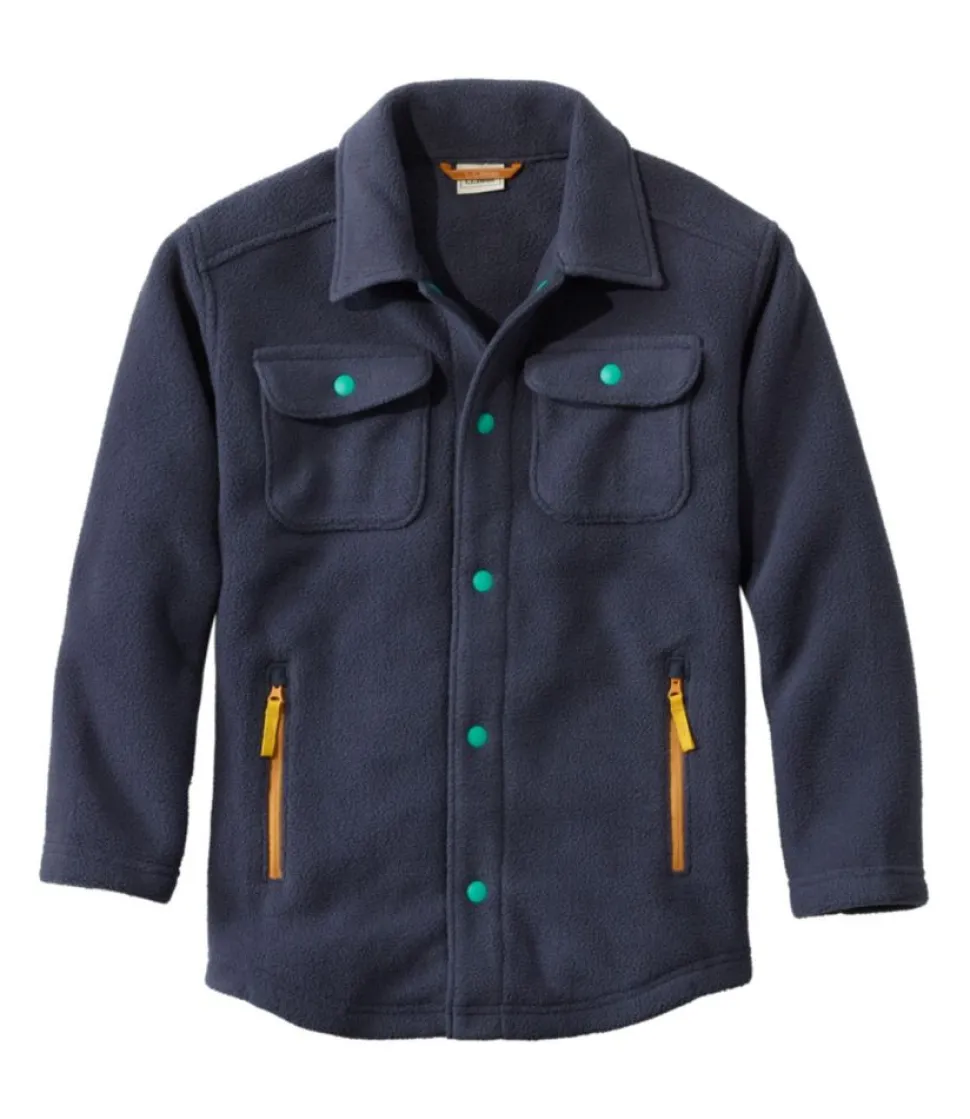 Hot L.L.Bean "Kids' Cozy Fleece Shirt Jacket"