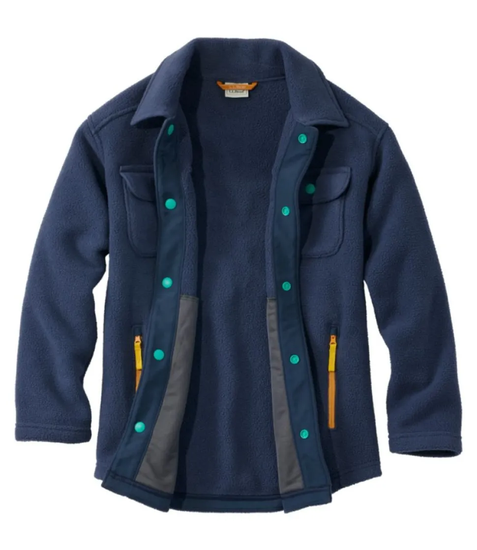 Hot L.L.Bean "Kids' Cozy Fleece Shirt Jacket"