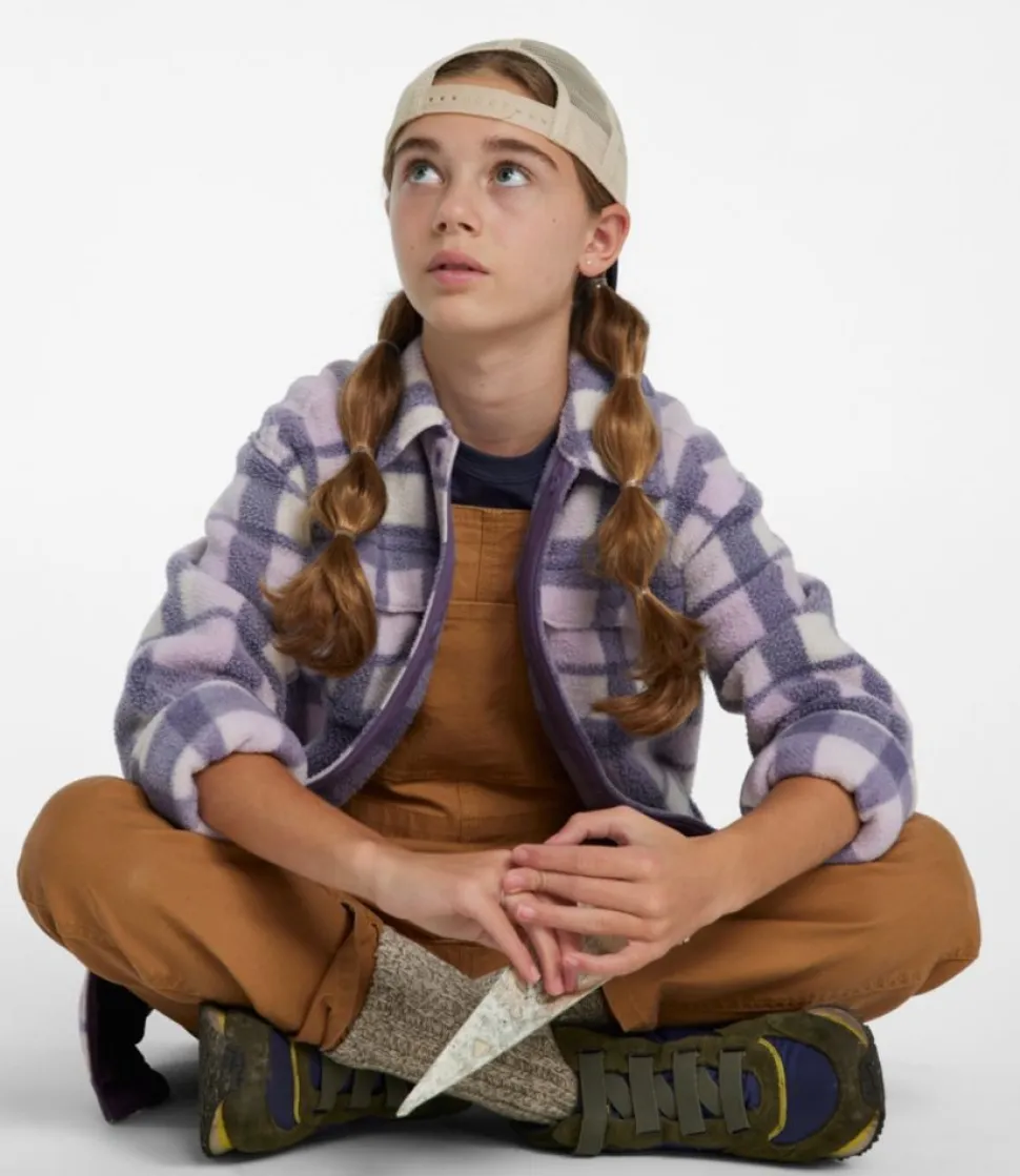 Fashion L.L.Bean "Kids' Cozy Fleece Shirt Jacket, Plaid"