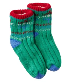 Cheap L.L.Bean "Kids' Cozy Gripper Socks"