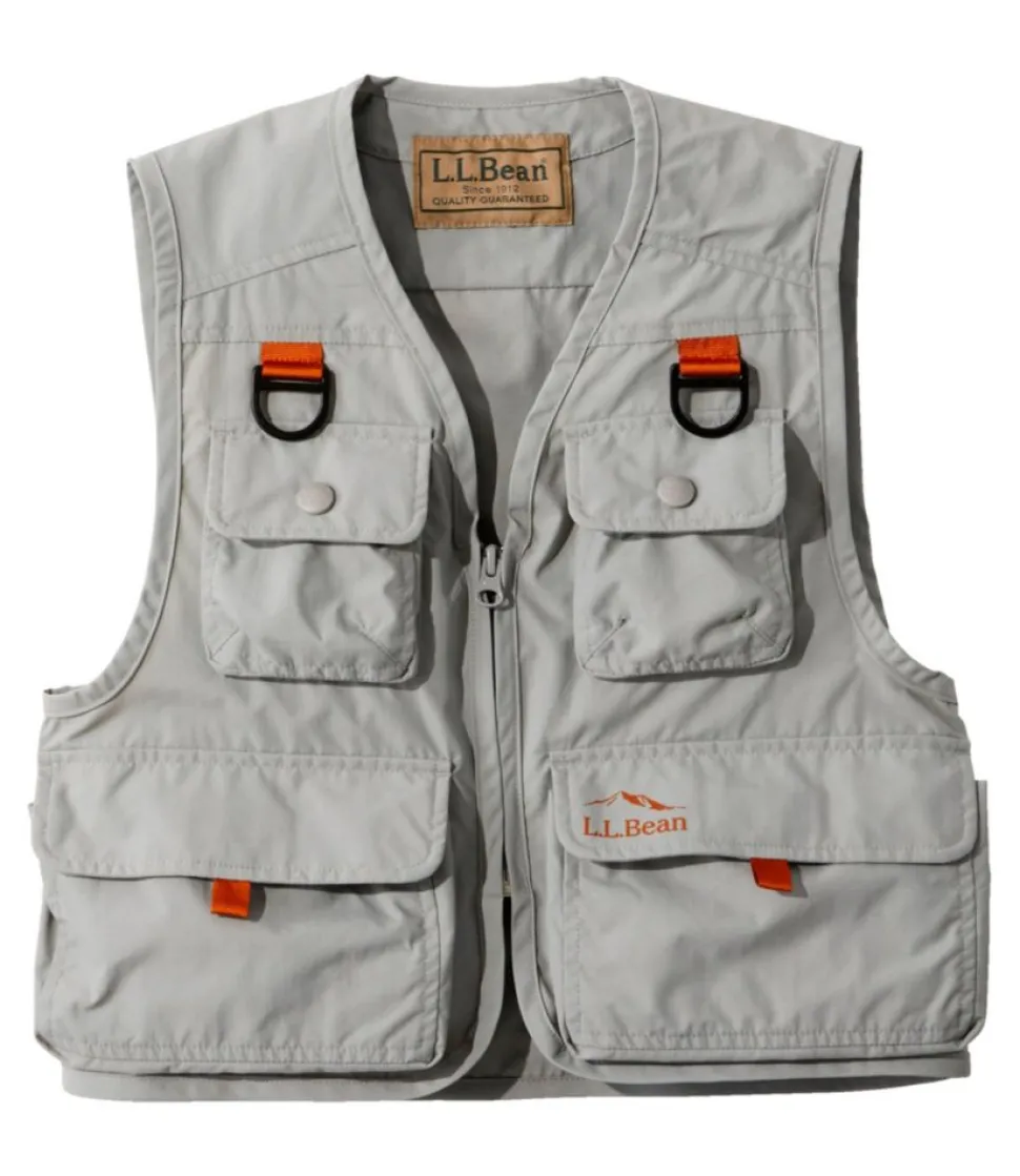 Outlet L.L.Bean "Kids' Emerger Fishing Vest" AnchorGray