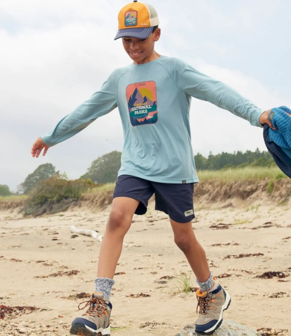 Cheap L.L.Bean "Kids' Everyday SunSmart® Tee, Long-Sleeve"