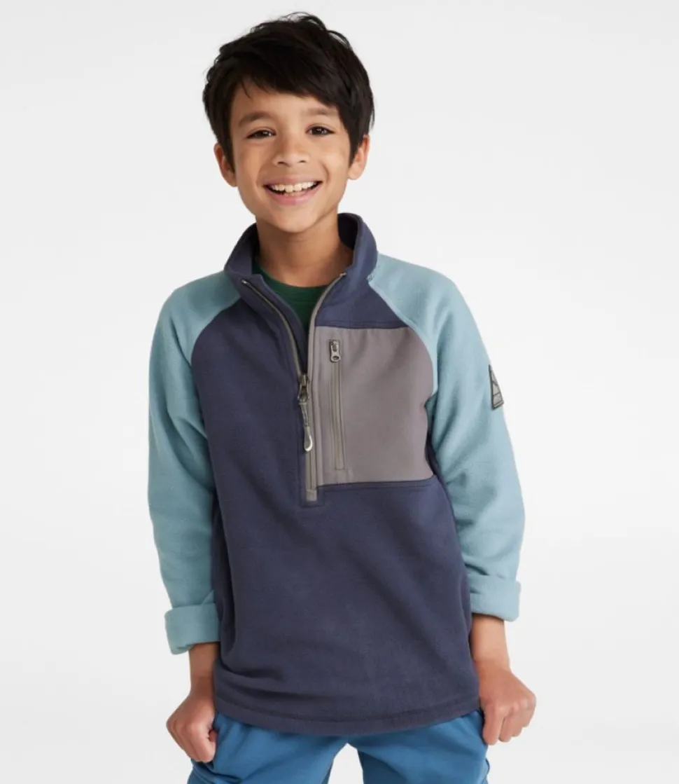 Sale L.L.Bean "Kids' Fitness Fleece, Quarter-Zip"