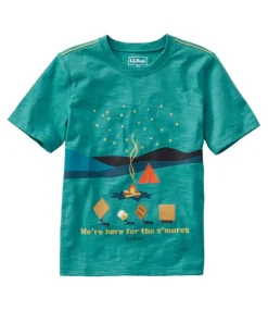 Hot L.L.Bean "Kids' Graphic Tee, Glow-in-the-Dark"