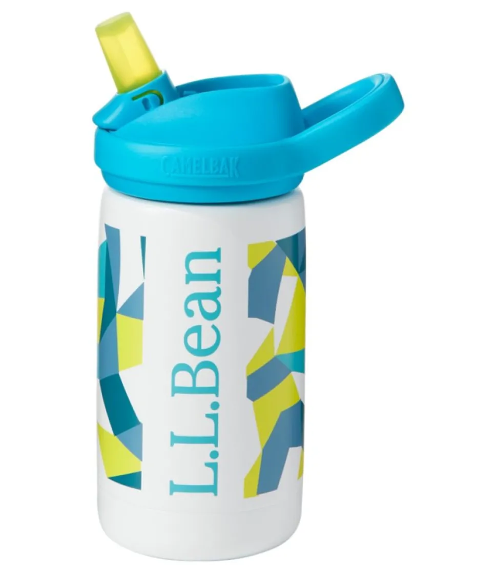 Clearance L.L.Bean "Kids' CamelBak Eddy+ Insulated Water Bottle, 12 oz." KellyGreenDino