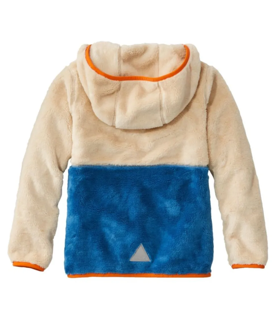 Hot L.L.Bean "Kids' Hi-Pile Fleece Hooded Pullover, Colorblock"