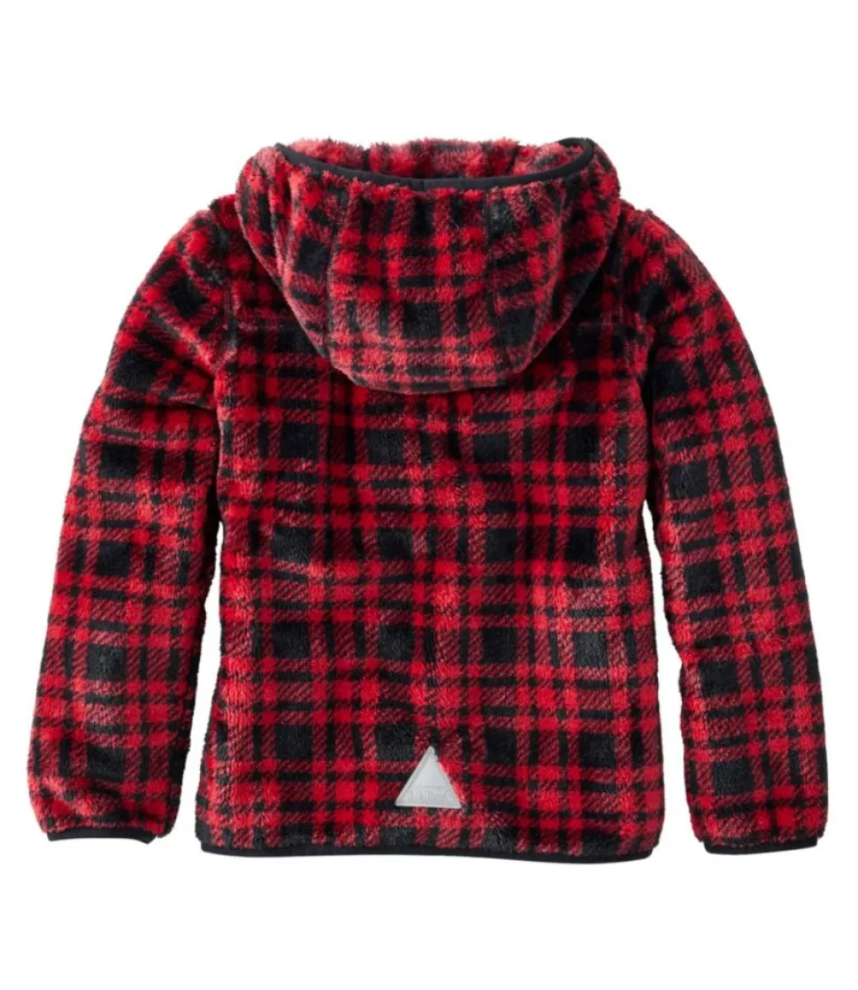 Hot L.L.Bean "Kids' Hi-Pile Fleece, Print" RoyalRedPlaid
