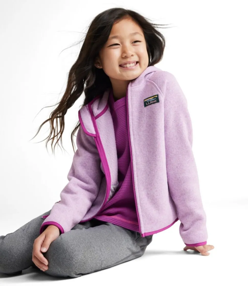 Best Sale L.L.Bean "Kids' Sweater Fleece, Hooded"