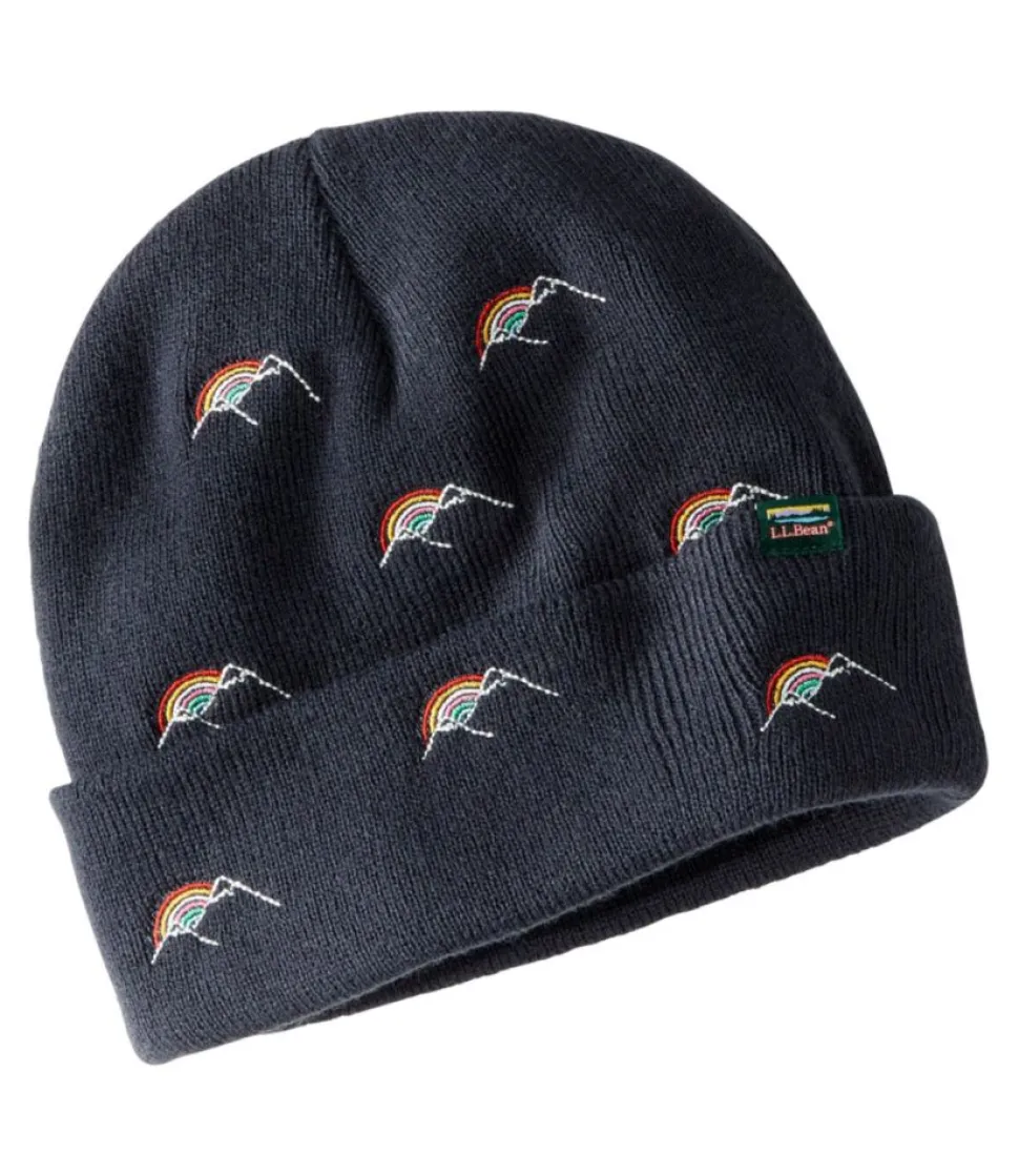 Online L.L.Bean "Kids' ie, Critter" NavyMountainRainbow