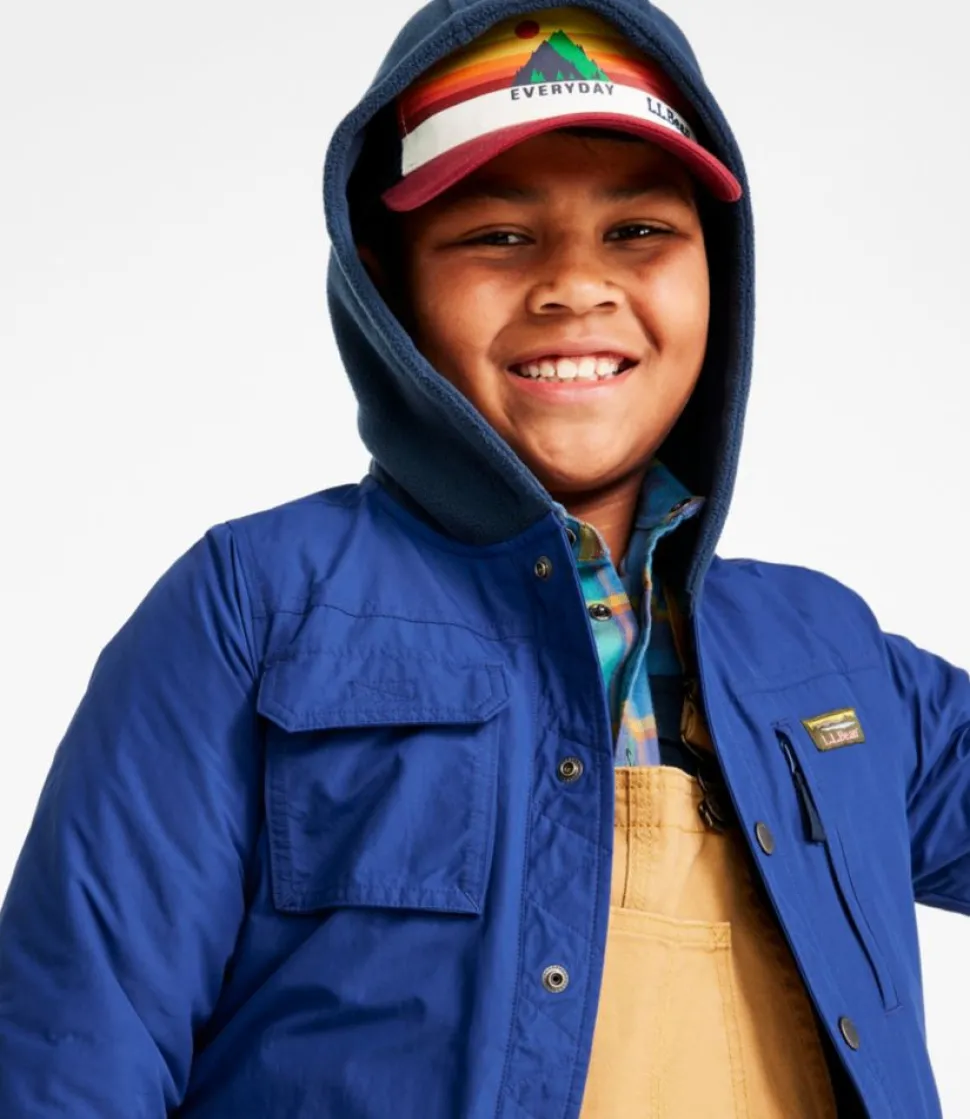 Best Sale L.L.Bean "Kids' Mountain Classic Water-Resistant Shirt Jacket" IndigoInk