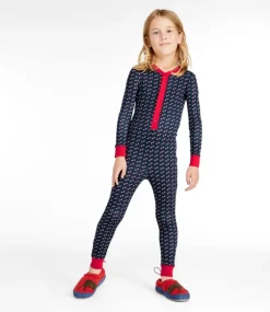 Best Sale L.L.Bean "Kids' Organic Cotton Fitted Onesie" ClassicNavyBird'sEye