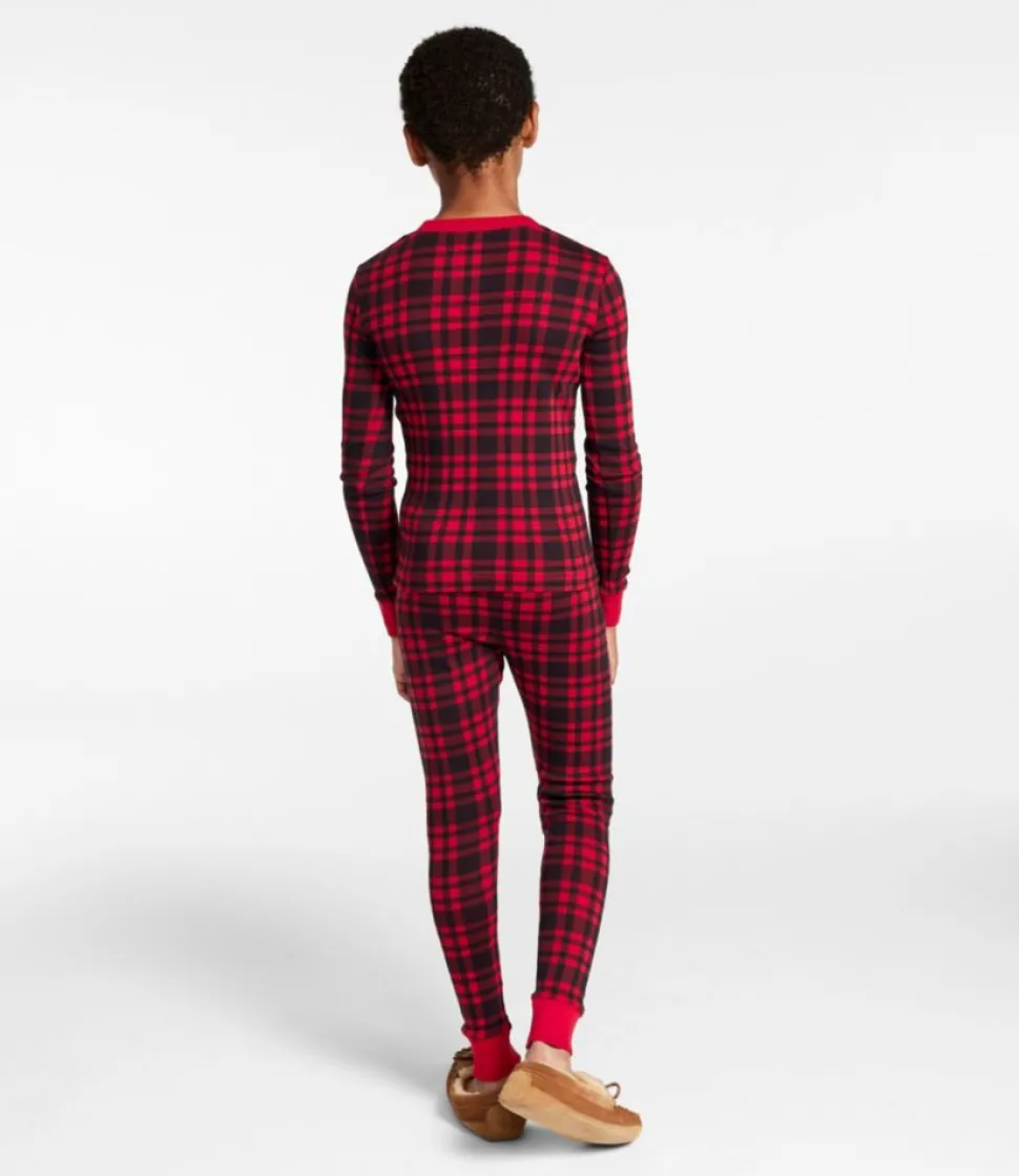 New L.L.Bean "Kids' Organic Cotton Fitted Pajamas"