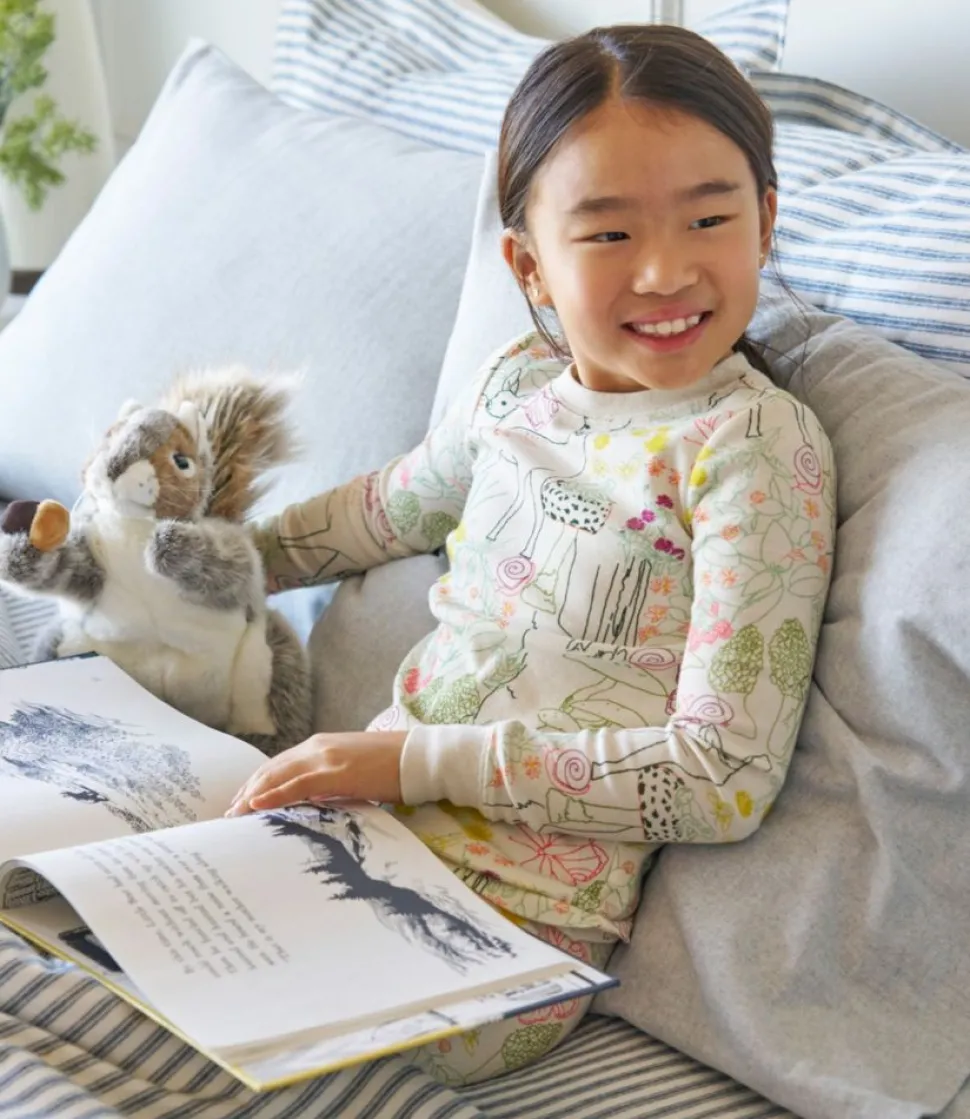 New L.L.Bean "Kids' Organic Cotton Fitted Pajamas"