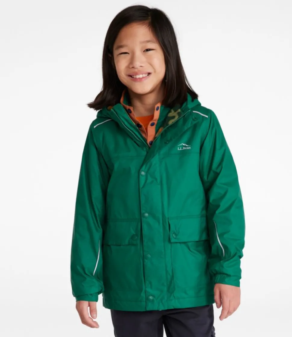 Discount L.L.Bean "Kids' Puddle Stomper Rain Jacket, Lined"