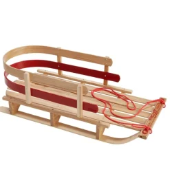 Best L.L.Bean "Kids' Pull Sled" Wood/ScriptLogo