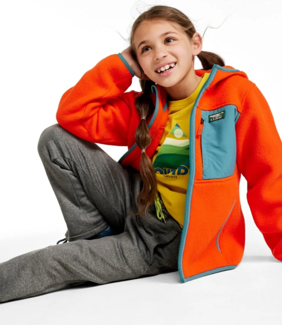 Online L.L.Bean "Kids' Retro Mountain Classic Fleece Jacket" IndigoInk/CarbonNavy