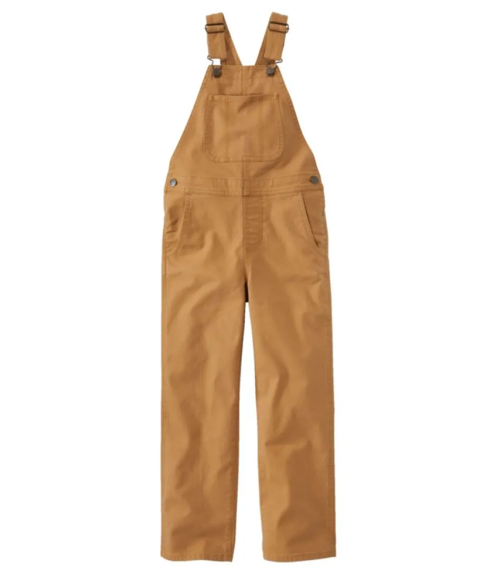 Cheap L.L.Bean "Kids' Rugged Utility Overalls" MarshBrown