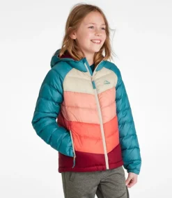 Best L.L.Bean "Kids' Ultralight 650 Down Jacket, Colorblock"