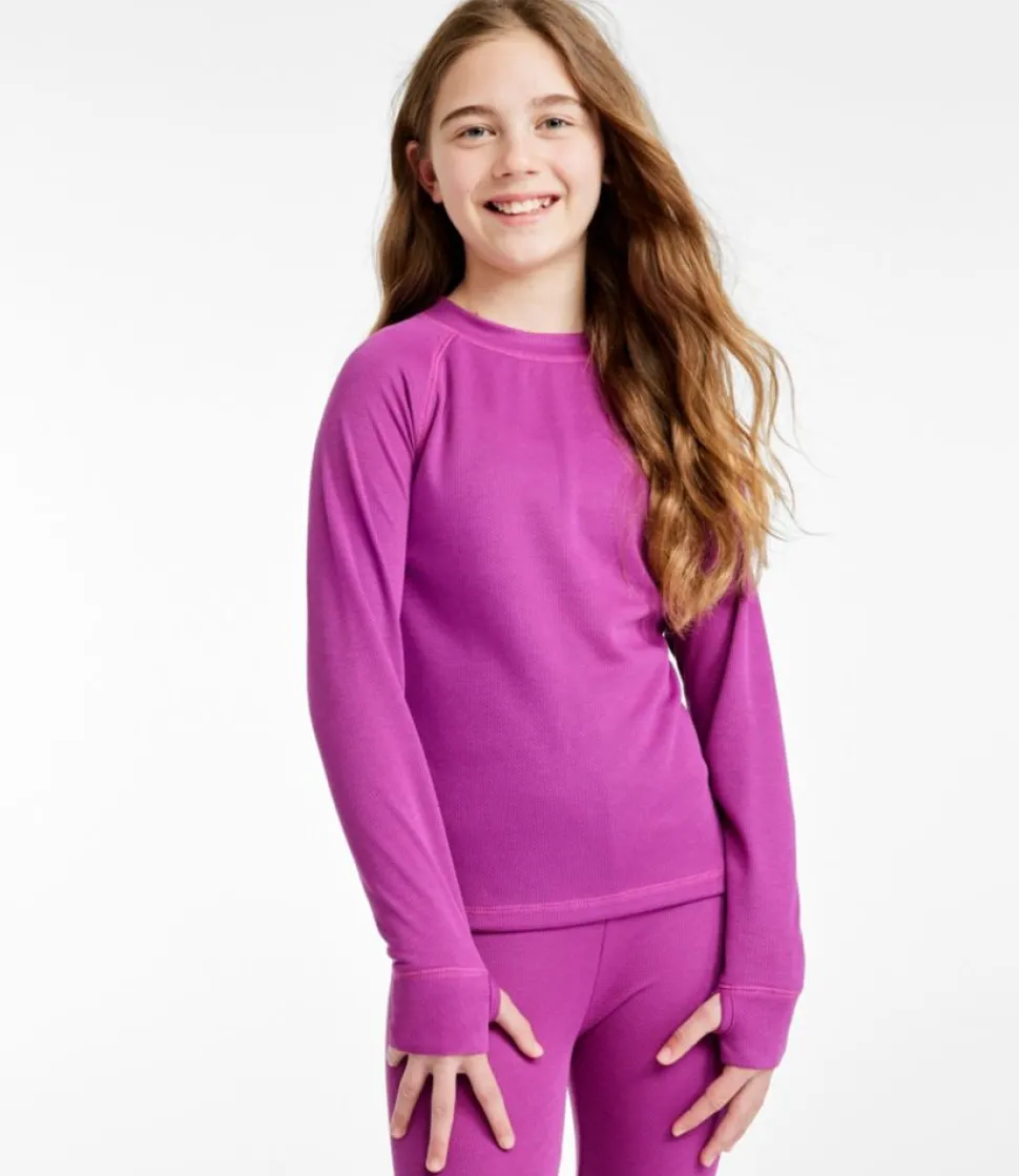 Best L.L.Bean "Kids' Wicked Warm Midweight Long Underwear, Top"