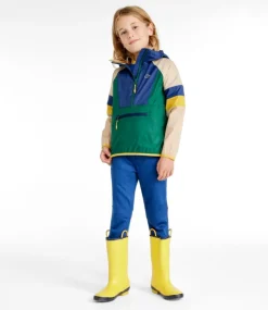 New L.L.Bean "Kids' Wind and Rain Anorak" MarineBlue/SeaBlue