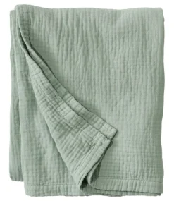 Clearance L.L.Bean "Lightweight Cotton Gauze Blanket"