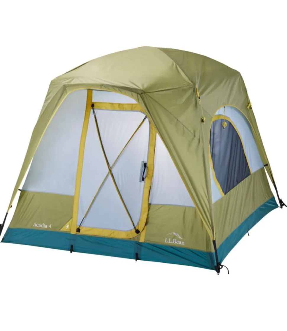 Online L.L.Bean " Acadia 4-Person Tent" Avocado/Chartreuse