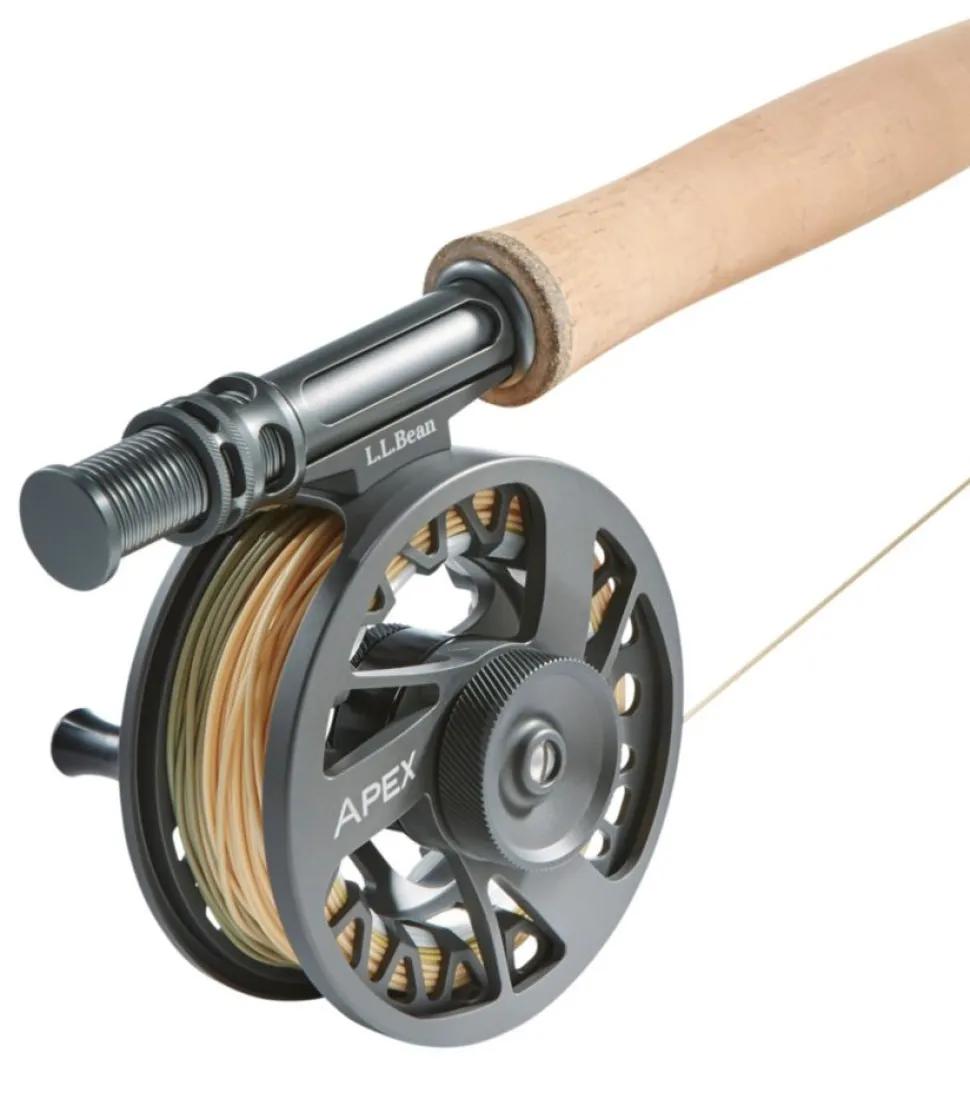 Sale L.L.Bean " Apex Fly Reel" Gray