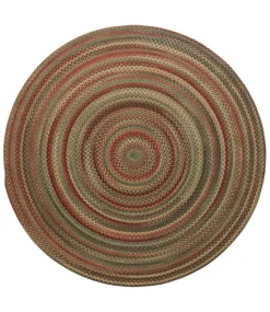 Clearance L.L.Bean " Braided Wool Rug, 6' Diam."