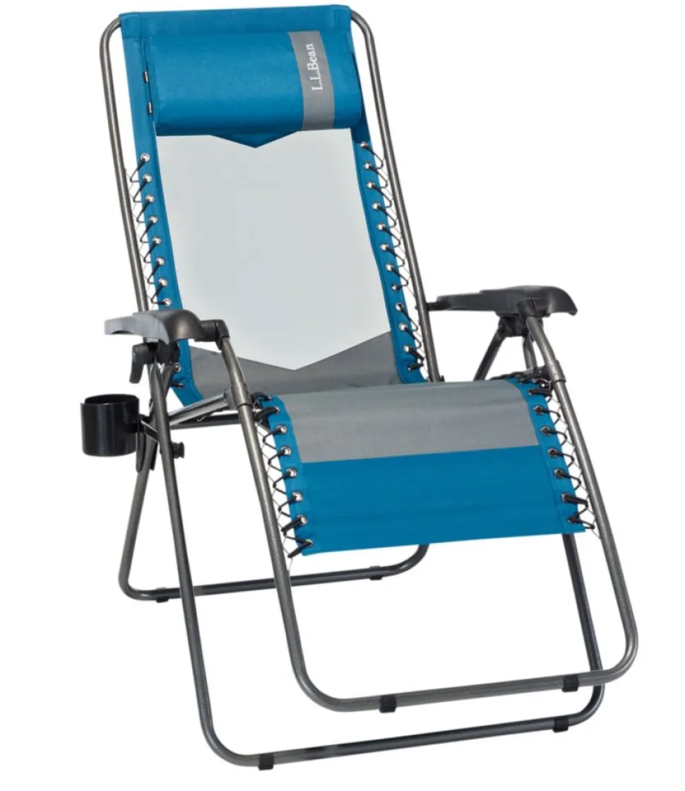Flash Sale L.L.Bean " Camp Comfort II Recliner" MarineBlue