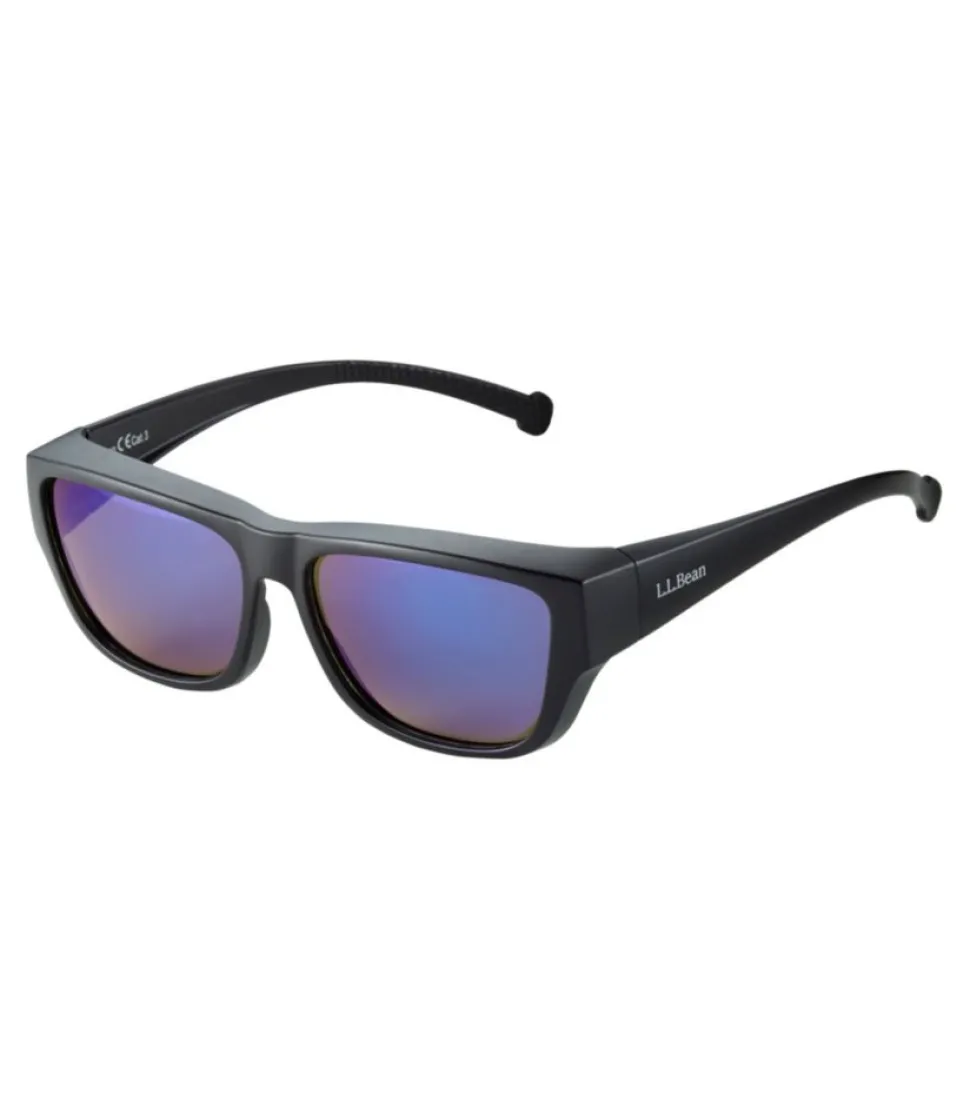Online L.L.Bean " Classic Over The Glasses Polarized Sunglasses" MatteBlack