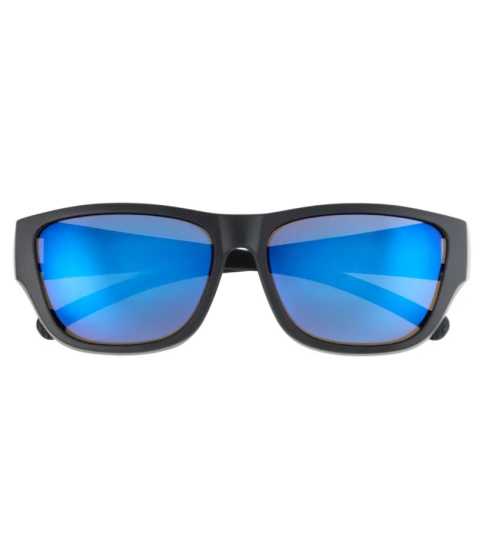 Online L.L.Bean " Classic Over The Glasses Polarized Sunglasses" MatteBlack